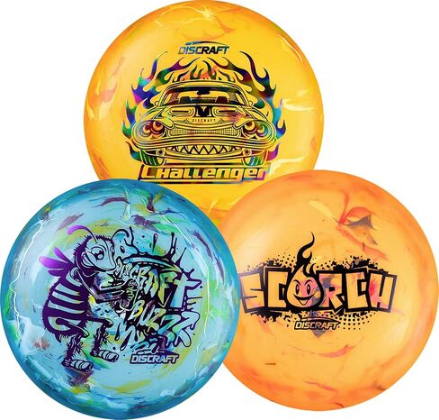 Jawbreaker Lightweight Disc Golf Set | Collection Includes: Challenger, Buzzz, and Scorch Disc (Colors and Foils Will Vary) in Kuwait