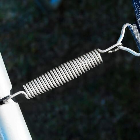MIVIDE 72 Pack Trampoline Springs 5.5" Heavy Duty Galvanized Steel Replacement Trampoline Parts Springs with T Hook, Great for Outdoor Trampoline Aotob, Skywalker, JumpKing, UpperBounce, SkyBound in Kuwait