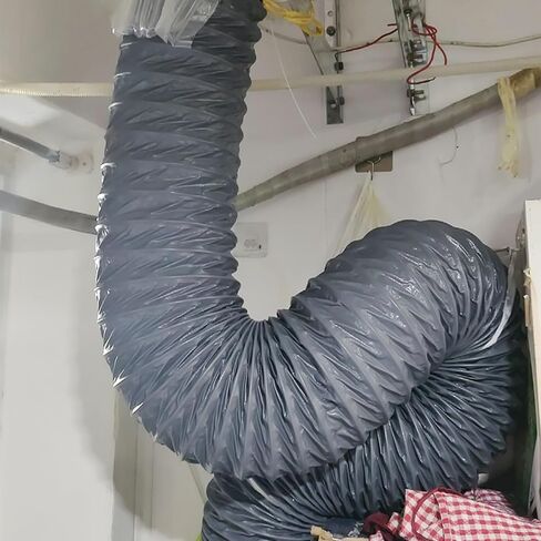 6 Inch Flexible Ducting Hose - Versatile 2" to 20" Ventilation and Exhaust Duct for Tight Spaces(L8mxID152mm) in Kuwait
