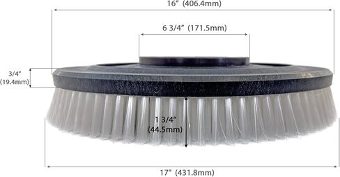 Commercial Floor Scrubbing Brush for 17 Inch Rotary Floor Machines. in Kuwait