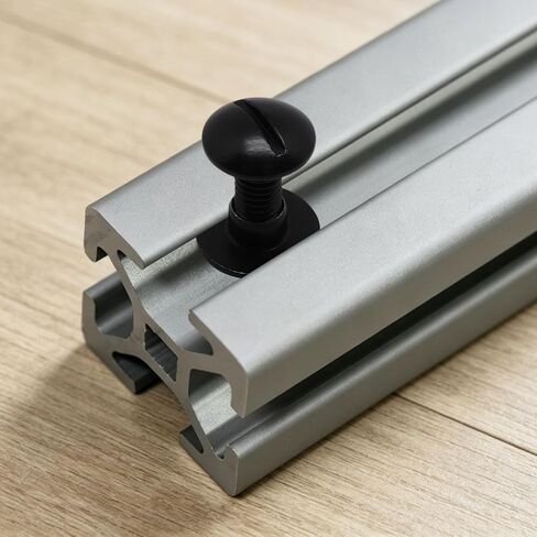 1/4"-20 Centered Slide T-Nuts for T-Slot Track with 1/4"-20 x 1/2" Bolts, Black T Slot Nut Hardware Accessory for Aluminum Extrusion Profiles Rail (30Pcs) in Kuwait