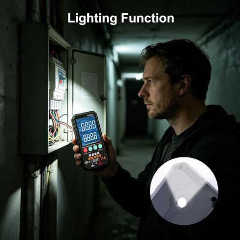 Digital Multimeter with VA Color Display, 6000 Counts True RMS Volt Amp Ohm Tester, Smart Auto-Ranging Electrical Meter for Home and Automotive Repair in Kuwait