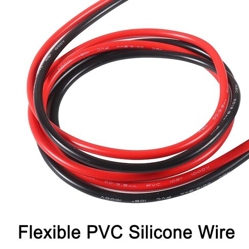 2PCS 1000V 20A Multimeter Test Probe Lead & 4PCS 1000V 10A Safety Alligator Clips, Soft Silicone Electrician Test Leads Kit Multimeter Electronic Clamp Meter in Kuwait