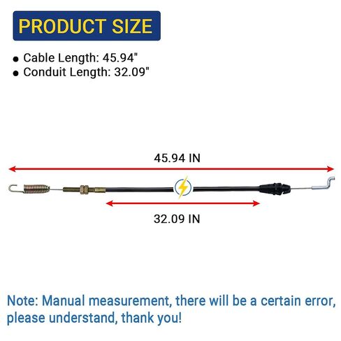 92-6518 Traction Cable for Lawn-Boy 10415 10520 Toro | Replaces 92-6518, Fits 10416-10422 10515-10523, 11001 22241 22261, Walk-Behind Mower Drive Part, 1-Pack in Kuwait