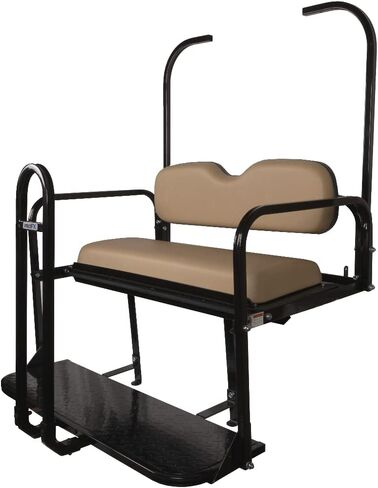 PROFX Rear Flip Seat Kit with Grab Bar for EZGO TXT (1995-Up) Golf Cart in Kuwait