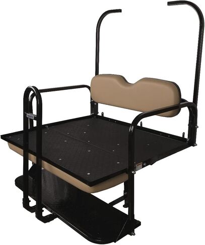 PROFX Rear Flip Seat Kit with Grab Bar for EZGO TXT (1995-Up) Golf Cart in Kuwait