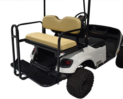 PROFX Rear Flip Seat Kit with Grab Bar for EZGO TXT (1995-Up) Golf Cart in Kuwait