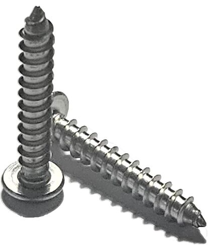 #8 x 1-1/2" - 25 Pack - Torx w/Pin Tamper Proof Security Button Head Sheet Metal Screws 18-8 Stainless Steel, T15 bit Included in Kuwait