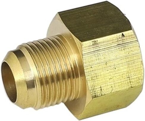 45 Deg SAE Flare Fit 1/4" 3/8" 1/2" 3/4" OD Tube Reducer Bushing Transfer Brass Pipe Fitting Connector Adapeter Air Conditioner(19.02mmF To 15.88mmM) Plumbing Fittings in Kuwait