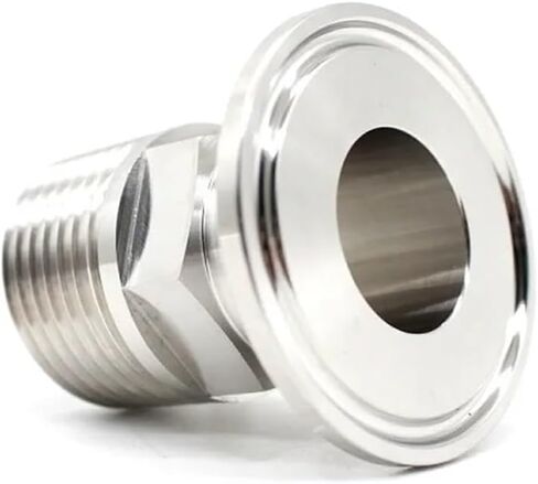 1/4" 3/8" 1/2" 3/4" 1" -4" NPT Male x 0.5" 0.75" 1.5" 2" -4" Tri Clamp Connector Pipe Fitting 304 316L Stainless Steel(2-NPT-K64,SUS316L) Plumbing Fittings in Kuwait