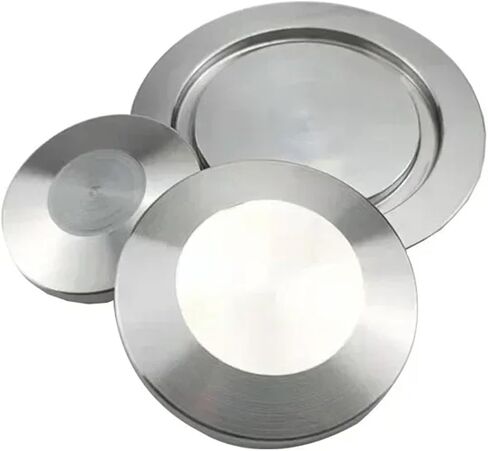 KF10 KF16 KF25 KF40 KF50 KF63 304 تركيب أنابيب الفولاذ المقاوم للصدأ KF غطاء نهاية فراغ صالح ثلاثي المشبك (قطر KF80 114 مللي متر) تركيبات سباكة in Kuwait