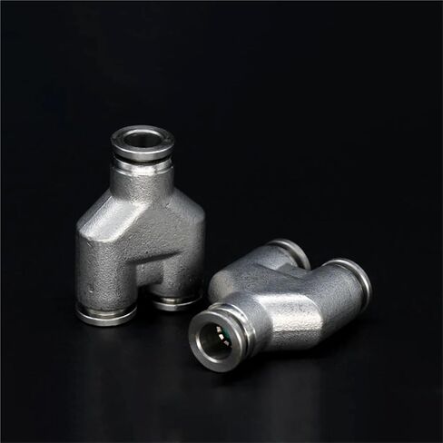 Pneumatic PY/PYG Pipe Connector 4-16mm OD Hose Reducing 8-6mm 304 Stainless Steel Push In Quick Connector Air Fitting Plumbing(PYG 6-4-6mm) Plumbing Fittings in Kuwait