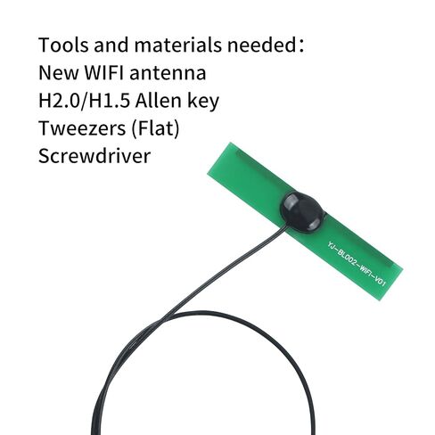 ملحقات بديلة FYSETC لـ BambuLab P1P P1S: حزمة 2 لوحة محول هوائي Wi-Fi مستنسخة مع كابل يعزز الإشارات اللاسلكية المناسبة لمشروع الطباعة P2S X1C AD5X 5M Pro H2D A1 Mini Voron2.4 ثلاثي الأبعاد in Kuwait