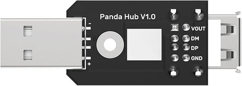 Double USB Connection Panda Adapter Original Port Protections for P1S/P1P Printers Securely Original Port Protections in Kuwait