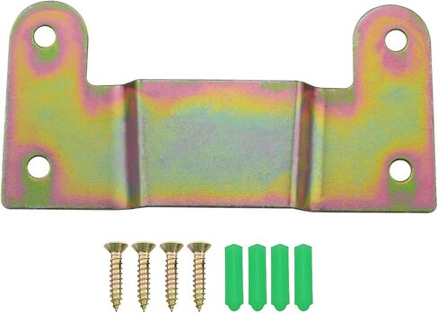 2PCS 4 Hole Wall Mount Bracket 8 Screws 8 Expansion Anchors Heavy Duty Fan Mounting Plate with Fixing Hooks 3.78x1.89x1.57 inches for Greenhouse Garage Fan Concealed Mounting in Kuwait