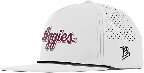 قبعة بيسبول مسطحة من 5 لوحات من Bills Texas A&M Aggies Script للرجال، قبعة بيسبول Snapback قابلة للتعديل in Kuwait