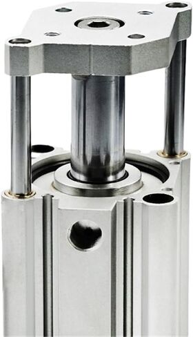 Air Cylinder CQMB bore 16mm Double Acting Compact Pneumatic Rod Guide cylinderstroke 5/10/15/20/25/30/35/40/45/50mm(Stroke 10mm,CQMB16) in Kuwait