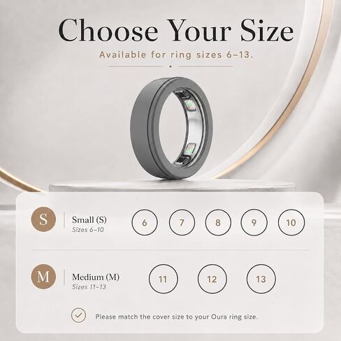 6 Pack Ring Cover for Oura Ring 5, Anti-Scratch Silicone Protector Cover Case for Oura Ring Gen 5 in Kuwait