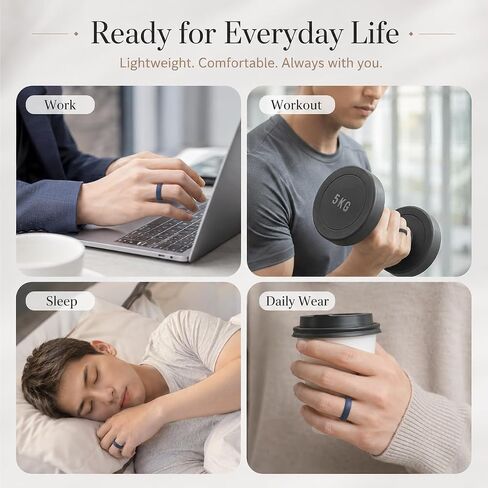 6 Pack Ring Cover for Oura Ring 5, Anti-Scratch Silicone Protector Cover Case for Oura Ring Gen 5 in Kuwait