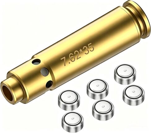9 مللي متر/.243 .308/6.5 مللي متر/300BLK 7.62x35 مللي متر/.44mag/30-06/25-06/270 كال ريم مقياس تتحمل البصر نقطة حمراء Boresighter مع البطاريات in Kuwait