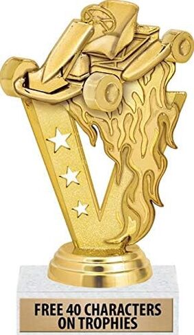 جوائز Crown Go Kart Trophy، وجوائز Karting مقاس 6 بوصات مع نقش مخصص متضمن in Kuwait
