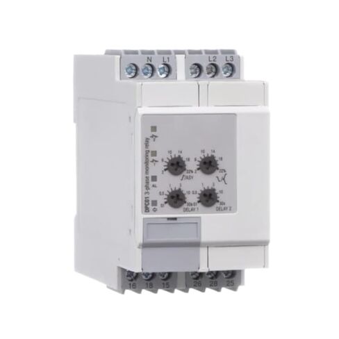 مرحل مراقبة الجهد ثلاثي الطور DPC01DM48 DIN Rail مع تأخير من 0.1 إلى 30 ثانية لحماية تسلسل الطور in Kuwait