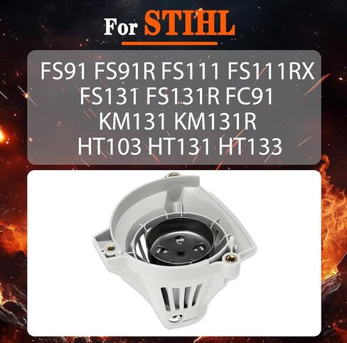 مجموعة مبيت طبل القابض لـ Stihl FS91 FS91R FS111 FS111RX FS131 FS131R FC91 KM131 KM131R HT103 HT131 HT133 مشذب يستبدل 4180 080 1811 4180 080 1819 in Kuwait