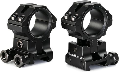 WestHunter Optics Adjustable Height Picatinny Scope Rings, 1 Inch 30 mm Precision Scope Mount | 6 Colors in Saudi Arabia