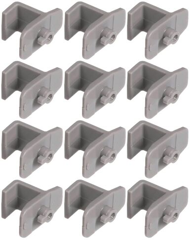 OCS Parts P993200800 مقاطع رف بلاستيكية رمادية | 12 عبوة | مشابك رف بديلة لمجمدات وثلاجات المطبخ التجاري Turbo Air in Kuwait
