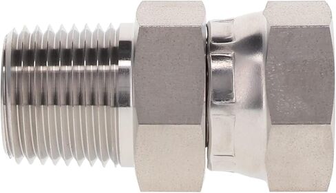 الهيدروليكية المباشرة SS-1404-12-16 | أنبوب ذكر 3/4 بوصة NPT × 1 بوصة أنبوب أنثى NPSM دوار in Kuwait