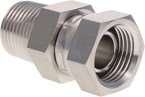 الهيدروليكية المباشرة SS-1404-12-16 | أنبوب ذكر 3/4 بوصة NPT × 1 بوصة أنبوب أنثى NPSM دوار in Kuwait