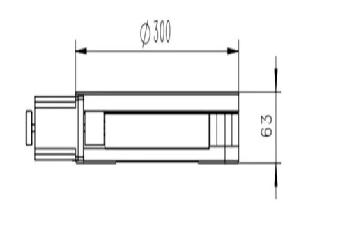 Motorised Rotary Table Hollow Rotary Platform Motorised Indexing Table Angle Table Y200RA300 in Kuwait