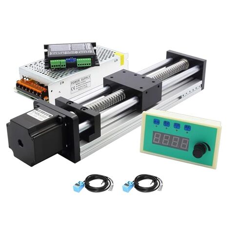 Woodworking Ball Screw Linear Guide Motion Rail Slide CNC Manual Linear Shaft Actuator Module Table Stroke Travel Engraving Tool(Kit,900mm Stroke) in Saudi Arabia