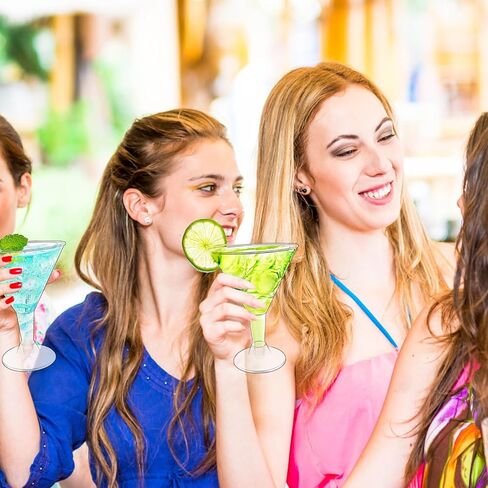 50 عبوة من أكواب مارتيني البلاستيكية، أكواب كوكتيل شفافة للاستعمال مرة واحدة، 7 أونصة، نظارات إطلاق النبيذ طويلة الساق قابلة لإعادة الاستخدام لحفلات النبيذ والشمبانيا والمارجريتا in Kuwait