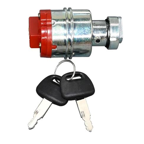 KHR3078 Ignition Switch with 2 Key Compatible with Excavator CX130 CX130B CX130C CX130D CX135SR CX145C CX350B CX350C CX460 in Kuwait