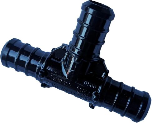 100 Pieces XFITTING 1/2" X 1/2" X 1/2" Pex Tee Poly Alloy Tee, Plastic Tee - Crimp Pex B, 100 Packs in Kuwait