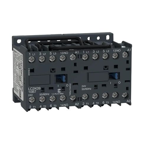 LC2K0910U7 TeSys K reversing contactor - 3P - AC-3 = 440 V 9 A - 1 NO - 230...240 VAC Coil in Kuwait