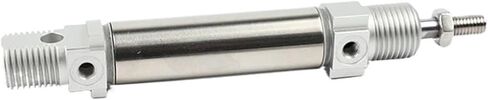 Mini Pneumatic Cylinder CD85N C85N 8 10 12 16 20 25-25-50-75-100-125-150-175-200 250 300 Double Effect(CD85N8,125mm Stroke) in Kuwait
