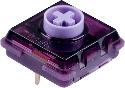 YMDK Kailh Purple Iris Silent Mini Low Profile Switches 1353 Series POM Linear Fast Actuation 3-Pin for HITBOX Low Profile Keyboards in Kuwait