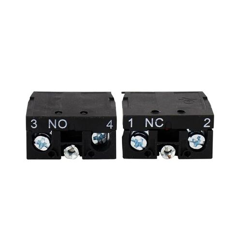 XB2 زر ضغط التبديل كتلة الاتصال ZB2-BE101 ZB2-BE102 مفتوح عادة مغلق عادة اتصال فضي / نحاسي متاح 10A (ZB2-BE101) in Kuwait