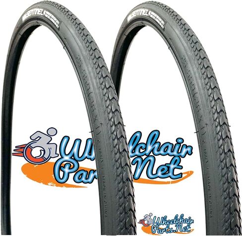 Sentinel, AIR/Pneumatic Wheelchair Set of 2 Tires. Versatile, Low Rolling Resistance and Durable, in Kuwait