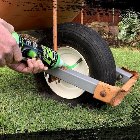 Slime 10193 Tire and Tube Sealant Puncture Repair Sealant, 2-in-1, 16oz Bottle & 10003 Bike Tube Puncture Repair Sealant, Prevent and Repair, Suitable for All Bicycles, Non-Toxic, 8oz Bottle in Kuwait