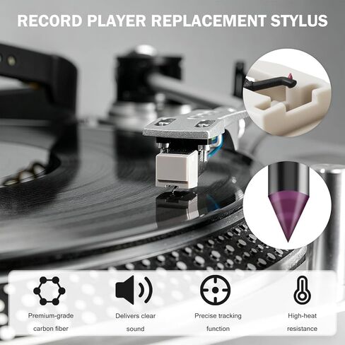 Diamond Record Player Needles,Replacement for Audio-Technica AT-LP60X/AT-LP60XBT/AT-LP60XBT-USB/AT-SB727/AT-SB2022 Vinyl Turntable Player in Kuwait