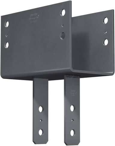 Simpson Strong-Tie CC7 1/8-6 CC Column Cap - for 7-Inch Beam Width, 8X Beam & 6X Post, Increased Uplift Loads, Diamond Holes to Provide Temporary Fastening, Bolt Spacing in Kuwait