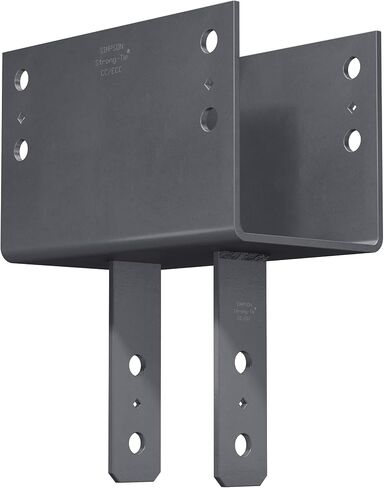 Simpson Strong-Tie CC7 1/8-6 CC Column Cap - for 7-Inch Beam Width, 8X Beam & 6X Post, Increased Uplift Loads, Diamond Holes to Provide Temporary Fastening, Bolt Spacing in Kuwait