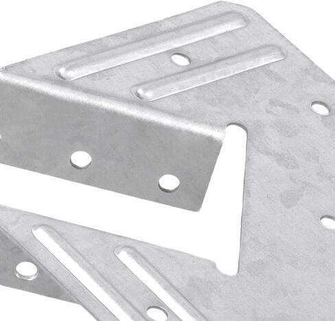 30 Pack 18-Gauge Galvanized Hurricane Ties for Roof Trusses, Heavy Duty Wood Joist Hangers Timber Connectors with High Wind in Kuwait