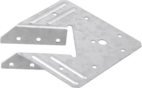 30 Pack 18-Gauge Galvanized Hurricane Ties for Roof Trusses, Heavy Duty Wood Joist Hangers Timber Connectors with High Wind in Kuwait