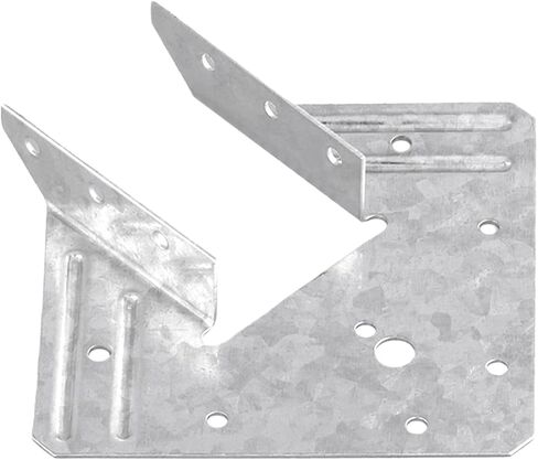30 Pack 18-Gauge Galvanized Hurricane Ties for Roof Trusses, Heavy Duty Wood Joist Hangers Timber Connectors with High Wind in Kuwait