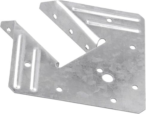 30 Pack 18-Gauge Galvanized Hurricane Ties for Roof Trusses, Heavy Duty Wood Joist Hangers Timber Connectors with High Wind in Kuwait