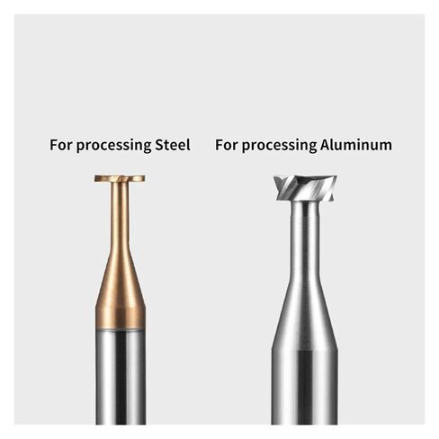 HRC60 T-Slot Milling Cutters - Tungsten Steel Alloy, High Hardness, Precision Machining Tool for Metalworking(D8x2hxd3.5x8hxd8x60l 10PCS) in Kuwait